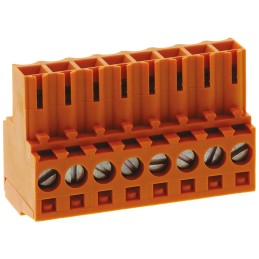66 pcs - Weidmuller 3.5mm Pitch 8 Way Pluggable Terminal Block, Plug, Cable Mount, Screw Down Termination