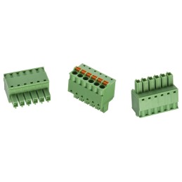 70 pcs - Wurth Elektronik 3.81mm Pitch 5 Way Vertical Pluggable Terminal Block, Plug, Cable Mount, Screw Termination