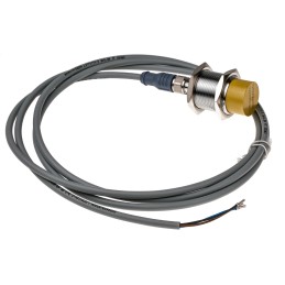 1 pcs - Turck NI30U Series Inductive Barrel-Style Proximity Sensor, M30 x 1.5, 30 mm Detection, PNP Output, 10 - 30 V
