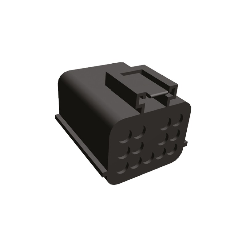 700 pcs - TE Connectivity, Econoseal III 070 Male Connector Housing, 4.8mm Pitch, 13 Way, 3 Row