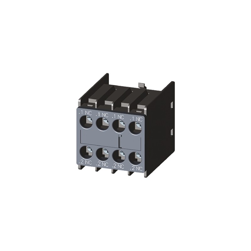 1 pcs - Siemens Auxiliary Contact, 4 Contact, 4NC, Snap-On, Sirius Innovation