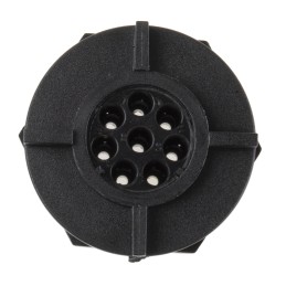 1 pcs - Bulgin Circular Connector, 8 Contacts, Rear Mount, Miniature Connector, Socket, Female, IP68, Buccaneer 400 Series