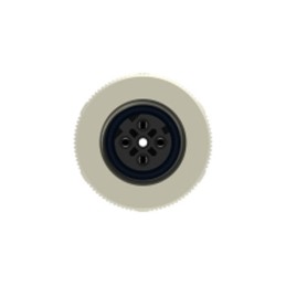 1 pcs - TE Connectivity Circular Connector, 4 Contacts, Cable Mount, M12 Connector, Socket, Female, IP67, T411 Series