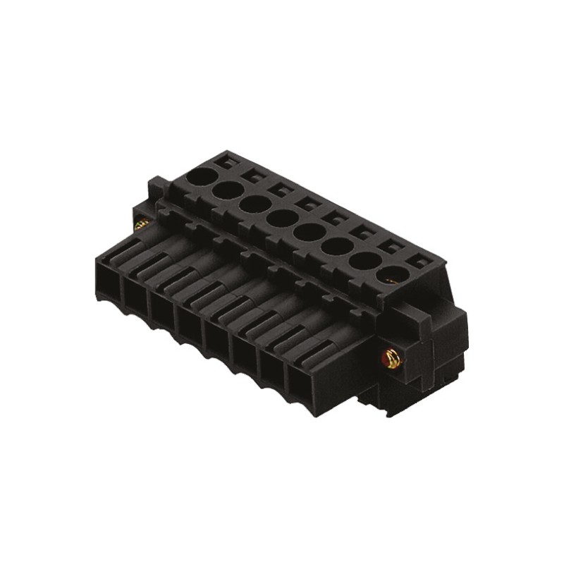 72 pcs - Weidmuller 3.5mm Pitch 5 Way Pluggable Terminal Block, Plug, Cable Mount, Screw Termination