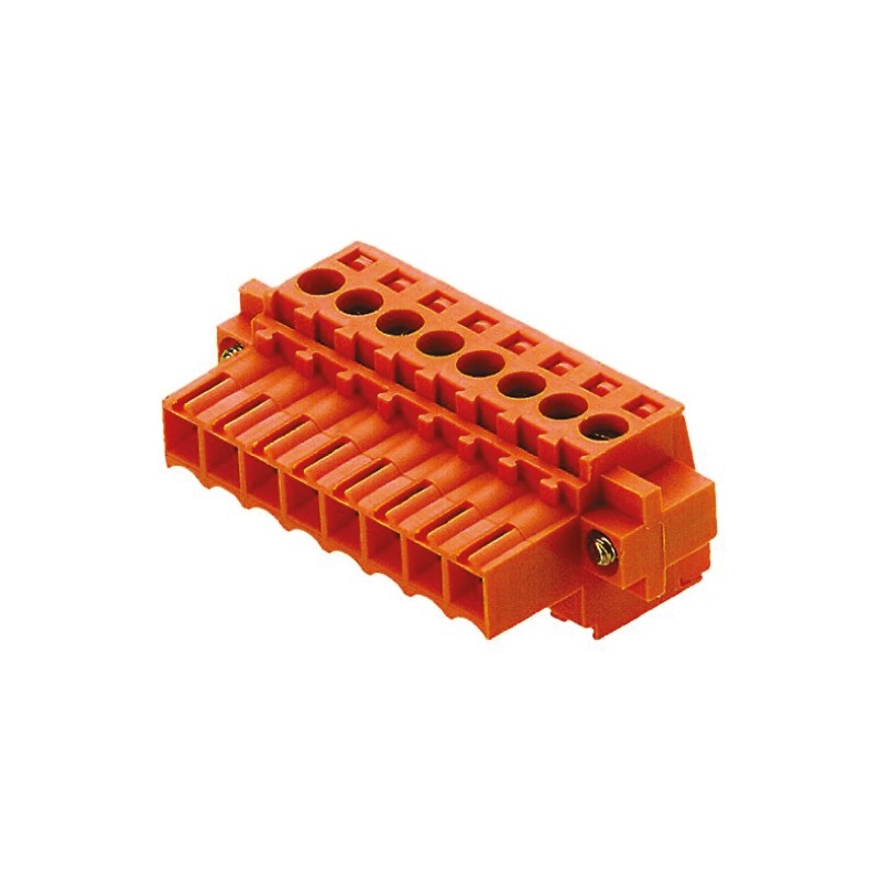 72 pcs - Weidmuller 3.5mm Pitch 5 Way Pluggable Terminal Block, Plug, Cable Mount, Screw Termination
