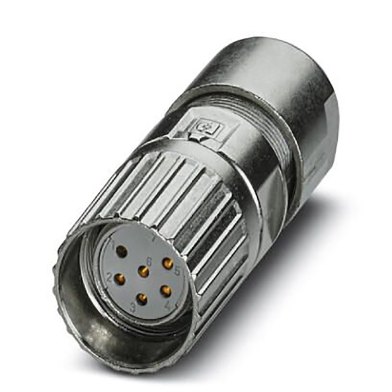 1 pcs - Phoenix Contact Circular Connector, 6 Contacts, Cable Mount, M23 Connector, Socket, Female, M23 PRO Series