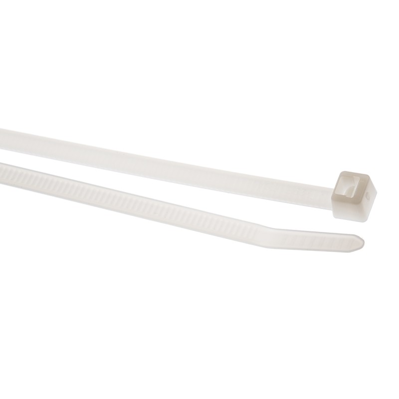 1 Bag of 100 - HellermannTyton Cable Tie, 150mm x 4.6 mm, Natural Polyamide 6.6 (PA66), Pk-100
