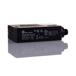 1 pcs - Allen Bradley Diffuse Photoelectric Sensor, Block Sensor, 200 mm - 15 m Detection Range IO-LINK