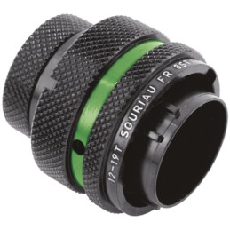 1 pcs - Souriau Circular Connector, 55 Contacts, Cable Mount, Plug, Male, IP67, 8STA Series