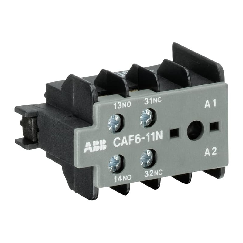 1 pcs - ABB Auxiliary Contact, 2 Contact, Front Mount, CAF6