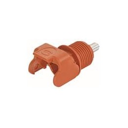 1 pcs : 09930011102 - Heavy Duty Power Connectors Han S 120 Screw Mount Housing red M18 w/ male contact M6