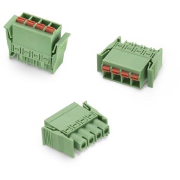 80 pcs - Wurth Elektronik 5.08mm Pitch 6 Way Vertical Pluggable Terminal Block, Plug, Cable Mount, Solder Termination