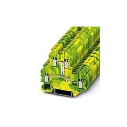 1 pcs : 3044665 - DIN Rail Terminal Blocks UTTB 2,5-PE DBL LEVEL 5.2MM