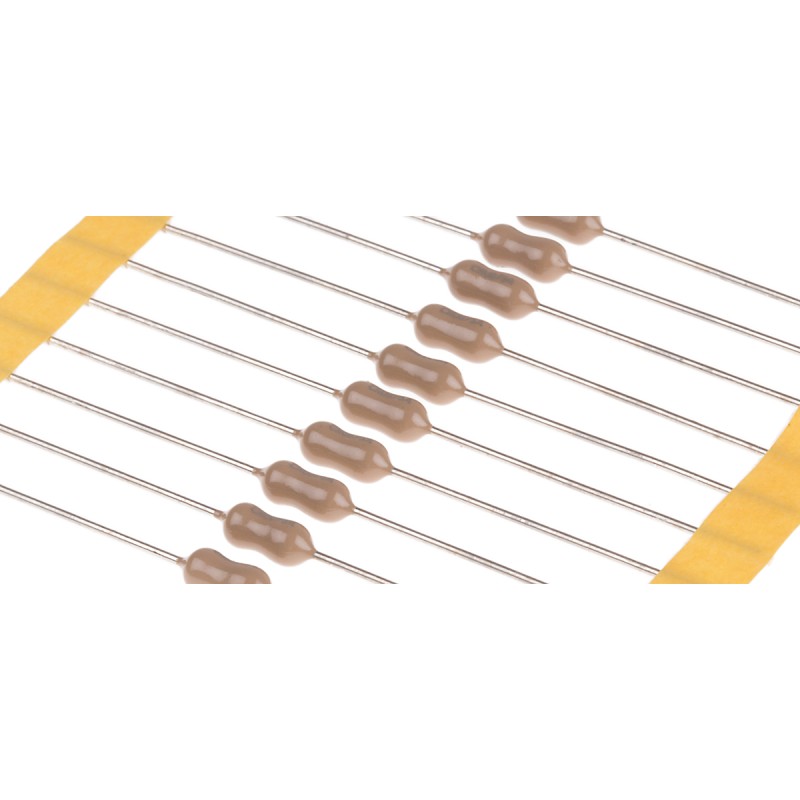 10 pcs - RS PROPC Board Non Resettable Fuse, Axial 750mA, 250V ac