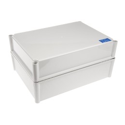 1 pcs - Fibox FEX Series Grey Polycarbonate Enclosure, IP54, Grey Lid, 378 x 278 x 180mm