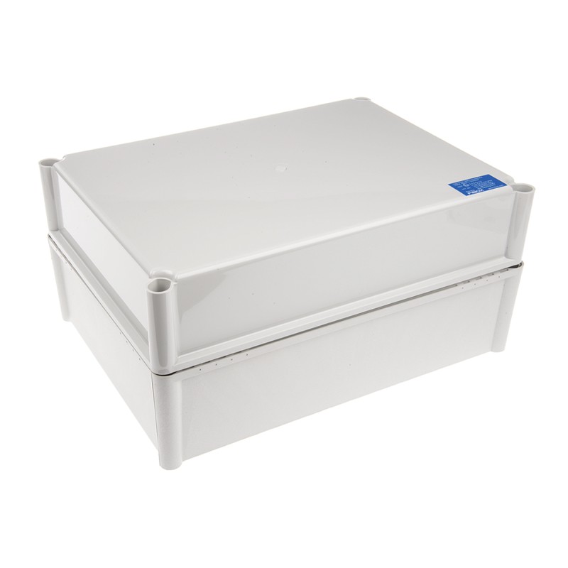 1 pcs - Fibox FEX Series Grey Polycarbonate Enclosure, IP54, Grey Lid, 378 x 278 x 180mm