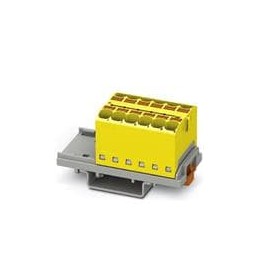 1 pcs : 3273686 - DIN Rail Terminal Blocks PTFIX 12X4-NS35A YE