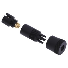 1 pcs - binder Circular Connector, 4 Contacts, Cable Mount, Subminiature Connector, Plug, Male, IP40, 719 Series