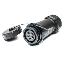 1 pcs - RS PRO Circular Connector, 5 Contacts, Cable Mount, Socket, Female, IP67