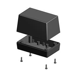 1 pcs : 113,BK - Enclosures for Industrial Automation 3.61 x 2.27 x 2.50 Black