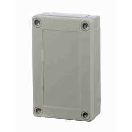 1 pcs - Fibox Grey Polycarbonate Enclosure, IP66, IP67, IK08, Grey Lid, 130 x 80 x 50mm