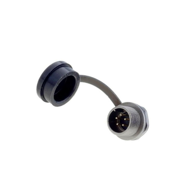 1 pcs - RS PRO Circular Connector, 5 Contacts, Front Mount, Plug, Male, IP67