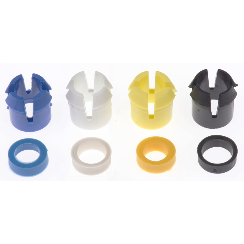 1 pcs - Bulgin 400 Series Grey, White, Yellow Cable Gland, PG13.5 Thread, 5mm Min, 7mm Max, IP68