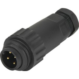 1 pcs - RS PRO Circular Connector, 4 Contacts, Cable Mount, M24 Connector, Male, IP67