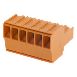 84 pcs - Weidmuller 3.5mm Pitch 6 Way Pluggable Terminal Block, Plug, Cable Mount, Screw Down Termination