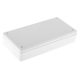 1 pcs - Hammond 1599 Series Grey Flame Retardant ABS Enclosure, IP54, Grey Lid, 170 x 85 x 34mm
