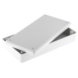 1 pcs - Hammond 1599 Series Grey Flame Retardant ABS Enclosure, IP54, Grey Lid, 170 x 85 x 34mm
