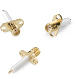 60 pcs - Wurth Elektronik WR-SMA Series, jack Flange Mount SMA Connector, Solder Termination, Straight Body
