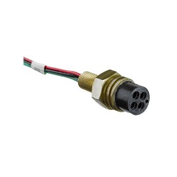1 pcs - Amphenol Industrial Circular Connector, 8 Contacts, Panel Mount, Micro Connector, Plug, DeepTronica Series