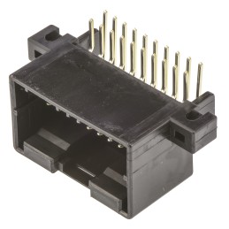 60 pcs - TE Connectivity, MULTILOCK 040 Female Connector Housing, 2.5mm Pitch, 20 Way, 2 Row Right Angle