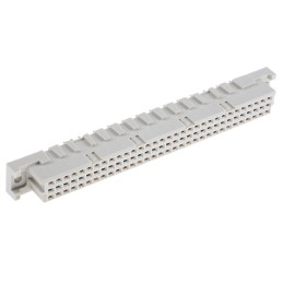 62 pcs - ERNI 64 Way 2.54mm Pitch, Type C Class C2, 2 Row, Straight DIN 41612 Connector, Socket