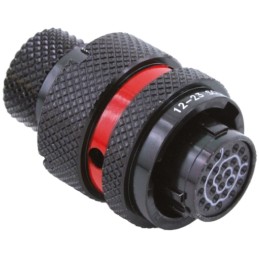 1 pcs - Souriau Circular Connector, 26 Contacts, Cable Mount, Plug, Female, IP67, 8STA Series