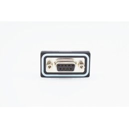 63 pcs - Norcomp SDF 9 Way Right Angle D-sub Connector Socket, 2.74mm Pitch, with 4-40 Boardlocks, Brackets