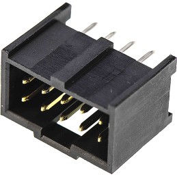 64 pcs - Molex C-Grid III Series Straight Through Hole PCB Header, 30 Contact(s), 2.54mm Pitch, 2 Row(s), Shrouded