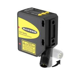 1 pcs - Banner Through Beam Photoelectric Sensor, Rectangular Sensor, 95 - 2000 mm Detection Range