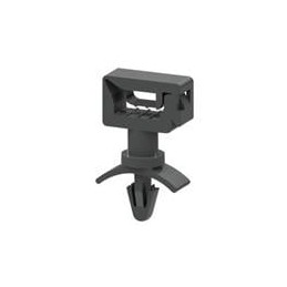 1 pcs : FCWSS-1-01BK - Cable Mounting & Accessories Flat Cable Wire Saddle,Black, Flat Cable Wire Saddle,Black