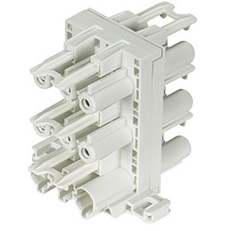 90 pcs - Wieland GST18 Series Distribution Block, 3-Pole, Female, 5-Way, 16A, IP40