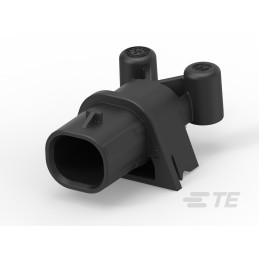 64 pcs - TE Connectivity Header Socket 2 Way, Solder, Through Hole Termination