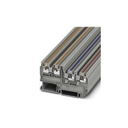 1 pcs : 3244436 - DIN Rail Terminal Blocks Sens/Act Term Block 26-14 AWG, Push-In