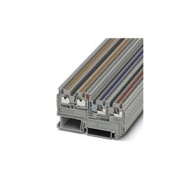 1 pcs : 3244423 - DIN Rail Terminal Blocks Sens/Act Term Block 26-14 AWG, Push-In