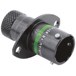 1 pcs - Souriau Circular Connector, 26 Contacts, Panel Mount, Socket, Male, IP67, 8STA Series