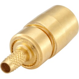1 pcs - Rosenberger, jack Cable Mount SMB Connector, 50Ω, Crimp Termination, Straight Body