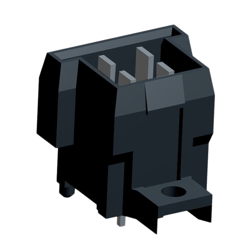 1 pcs - TE Connectivity Automotive Connector Plug 4 Way, Solder Termination