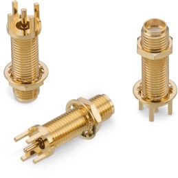 70 pcs - Wurth Elektronik WR-SMA Series, jack PCB Mount SMA Connector, Solder Termination, Straight Body
