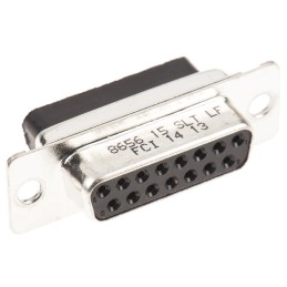 1 pcs - Amphenol ICC 8656 15 Way Cable Mount D-sub Connector Socket, 2.74mm Pitch