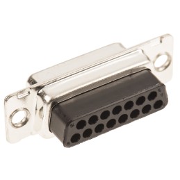 1 pcs - Amphenol ICC 8656 15 Way Cable Mount D-sub Connector Socket, 2.74mm Pitch